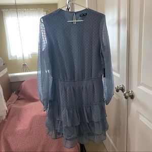 NWT powder blue ruffled dress 💙